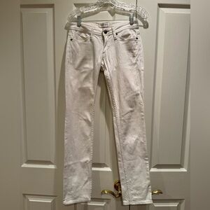 Habitual Women's Cream Straight Leg Jeans